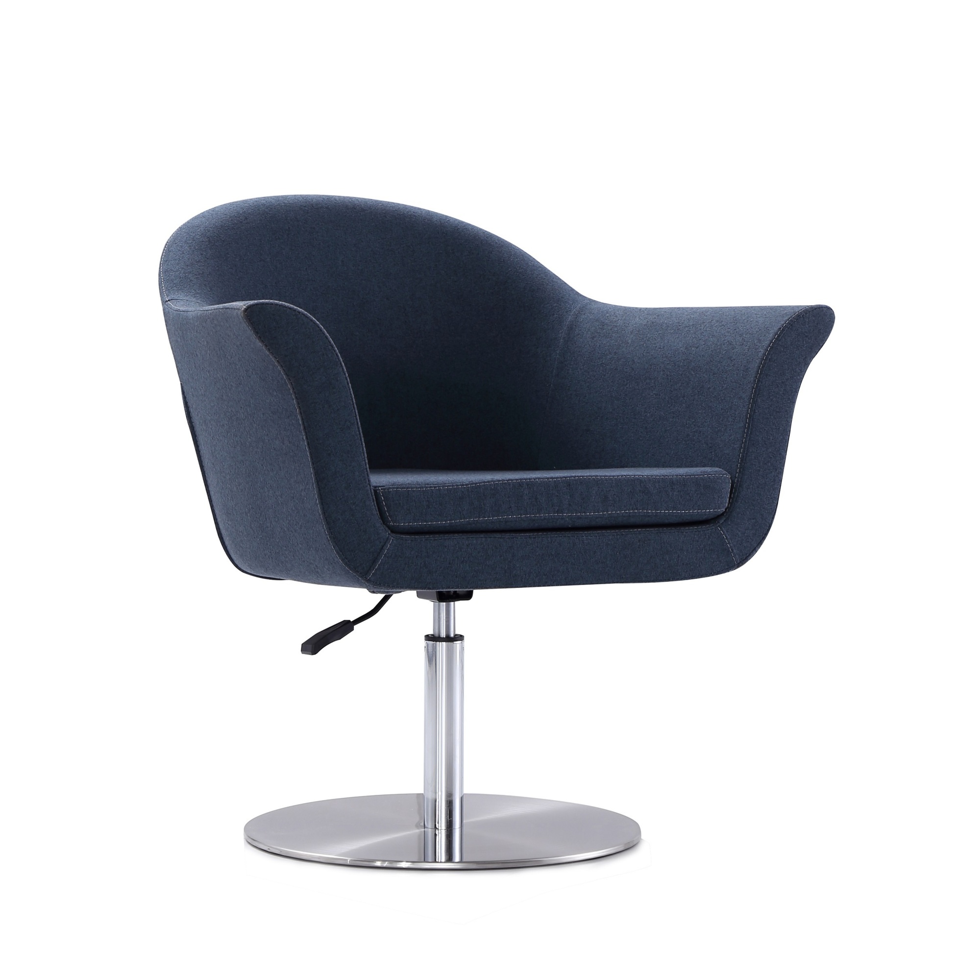 Manhattan Comfort, Voyager Smokey Blue Woven Swvl Adj Accent Chair, Primary Color Blue, Included (qty.) 1 Model# AC051